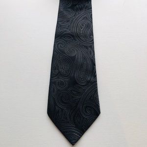 Donald J Trump Boss Black Paisley Tie 🤑